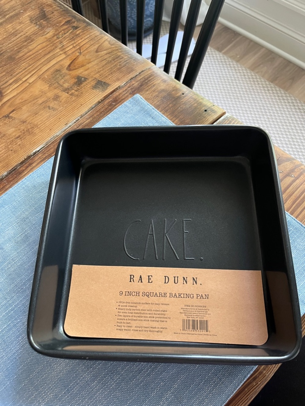 NWT Cake 9” Square Baking Pan